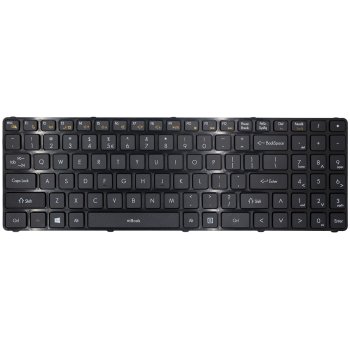 Teclado compatível com Avell MP-12K73US-920 Preto, 