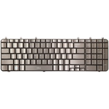 Teclado compatível HP V080502DS1 Bronze, Layout US, 