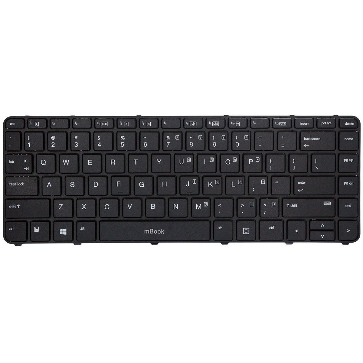 Teclado sem backlight para HP EliteBook 848 G3 US, 