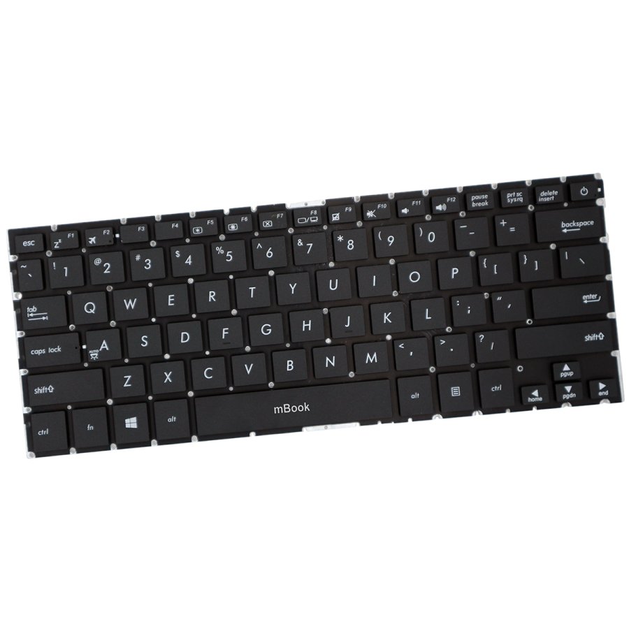 Teclado compatível com Asus 0KNB0-2601US00 sem LED, 