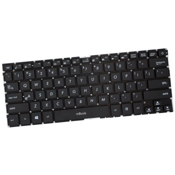 Teclado compatível com Asus 0KNB0-2601US00 sem LED, 
