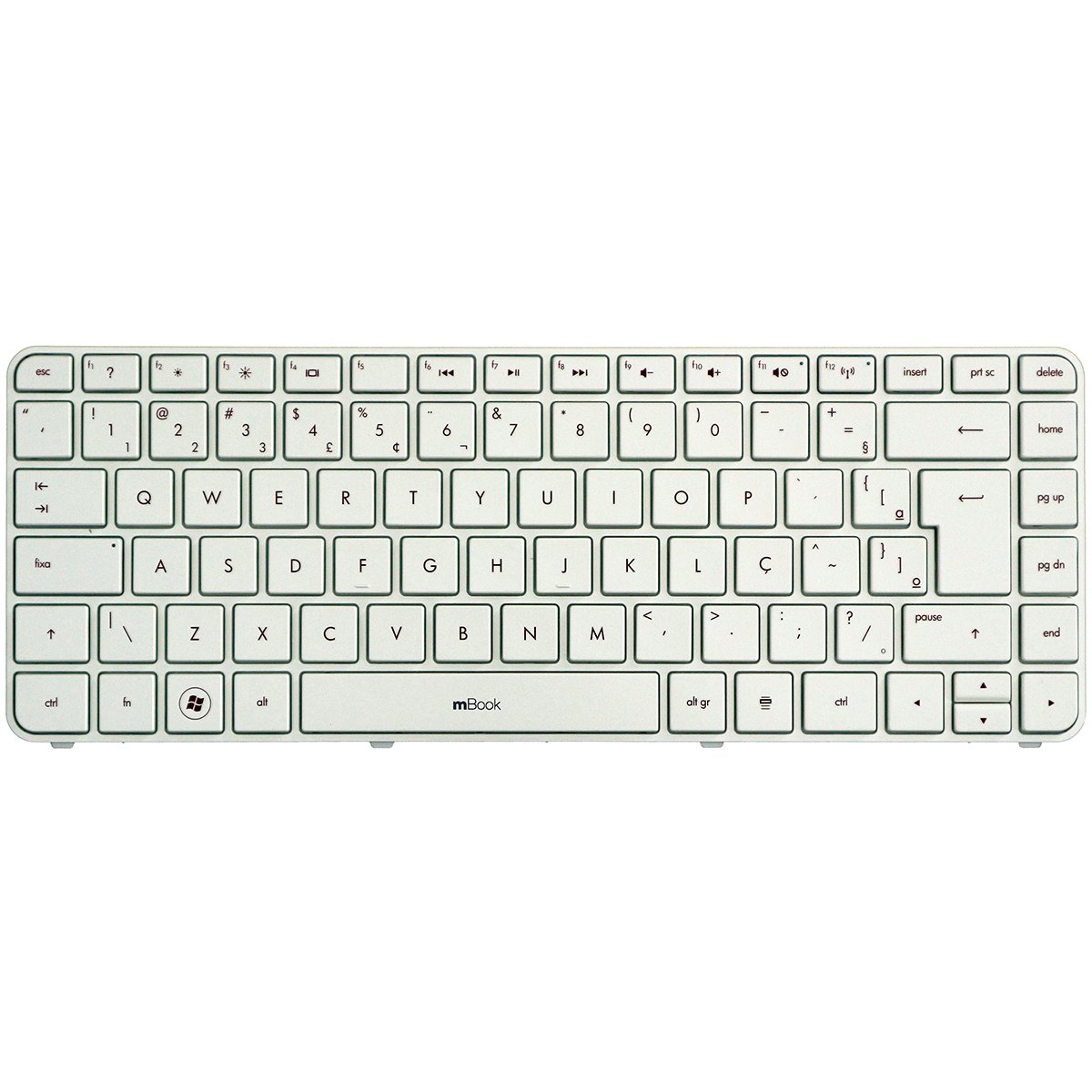 Teclado Hp Pavilion G4-2101tx G4-2102tx G4-2105sx Branco, 