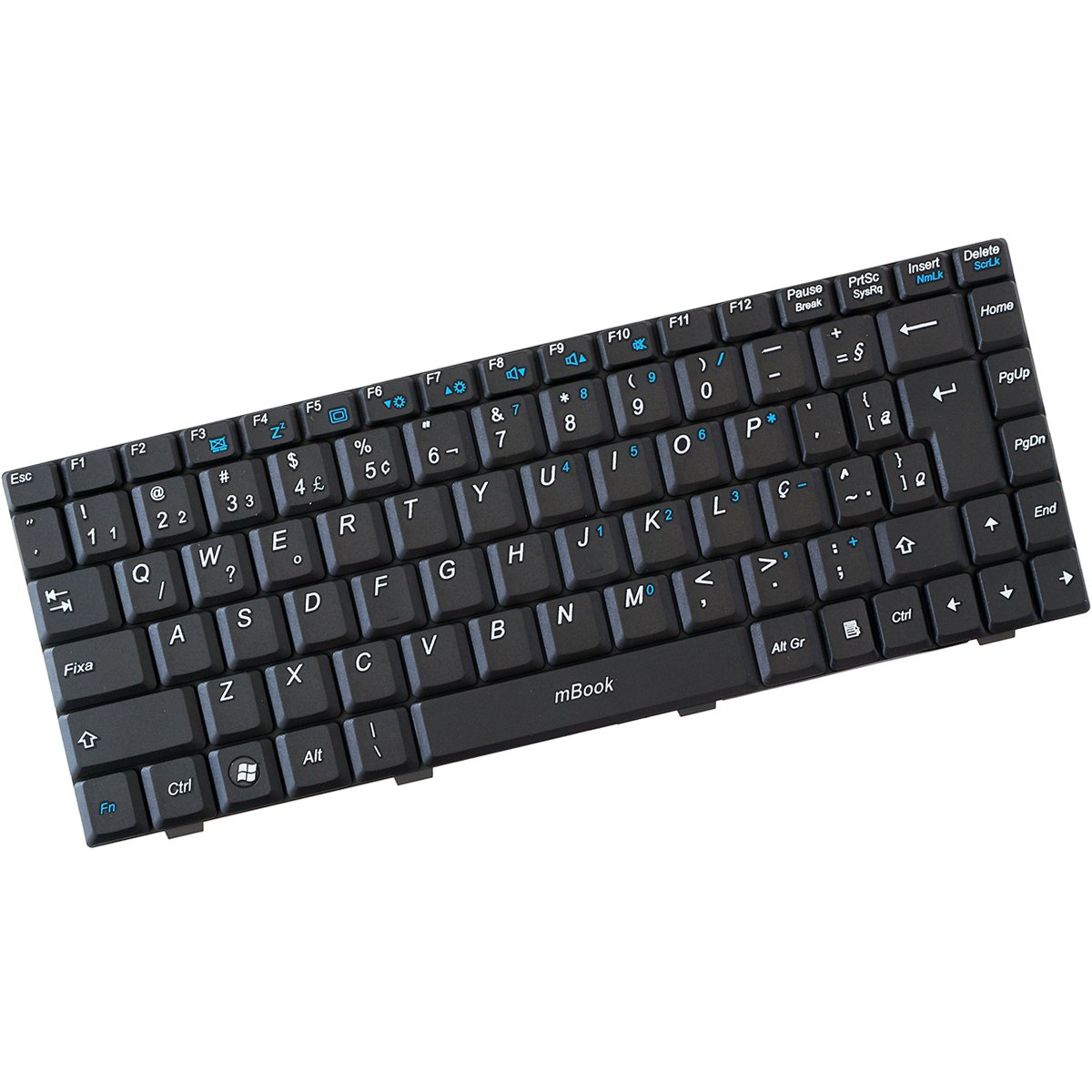 Teclado Philips para 12nb, 13nb - Preto - Abnt(ç) V022409bk1, 