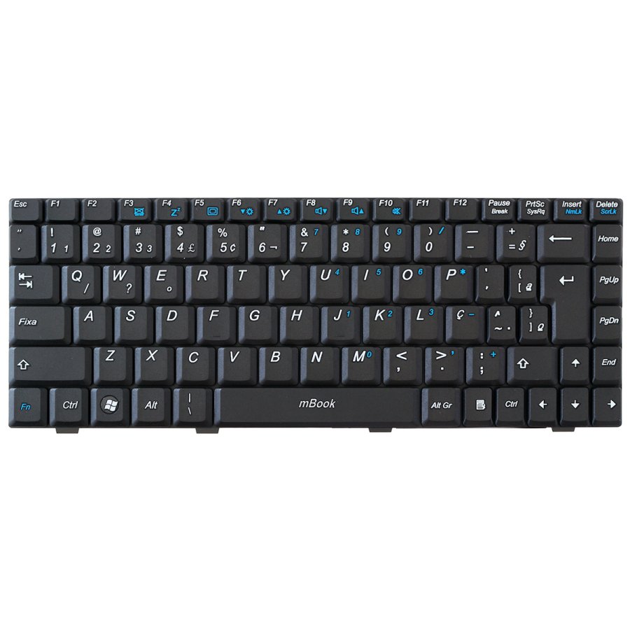 Teclado Philips para 12nb 13nb Preto V022409bk1 Abnt 209b-br, 