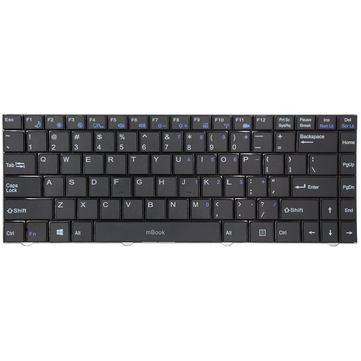 Teclado Login para Dexbook Dx345 Wifi F10, 