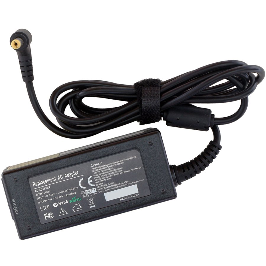 Carregador Netbook para Acer Pa-1400-04 - 19v 2,15a 40w, 