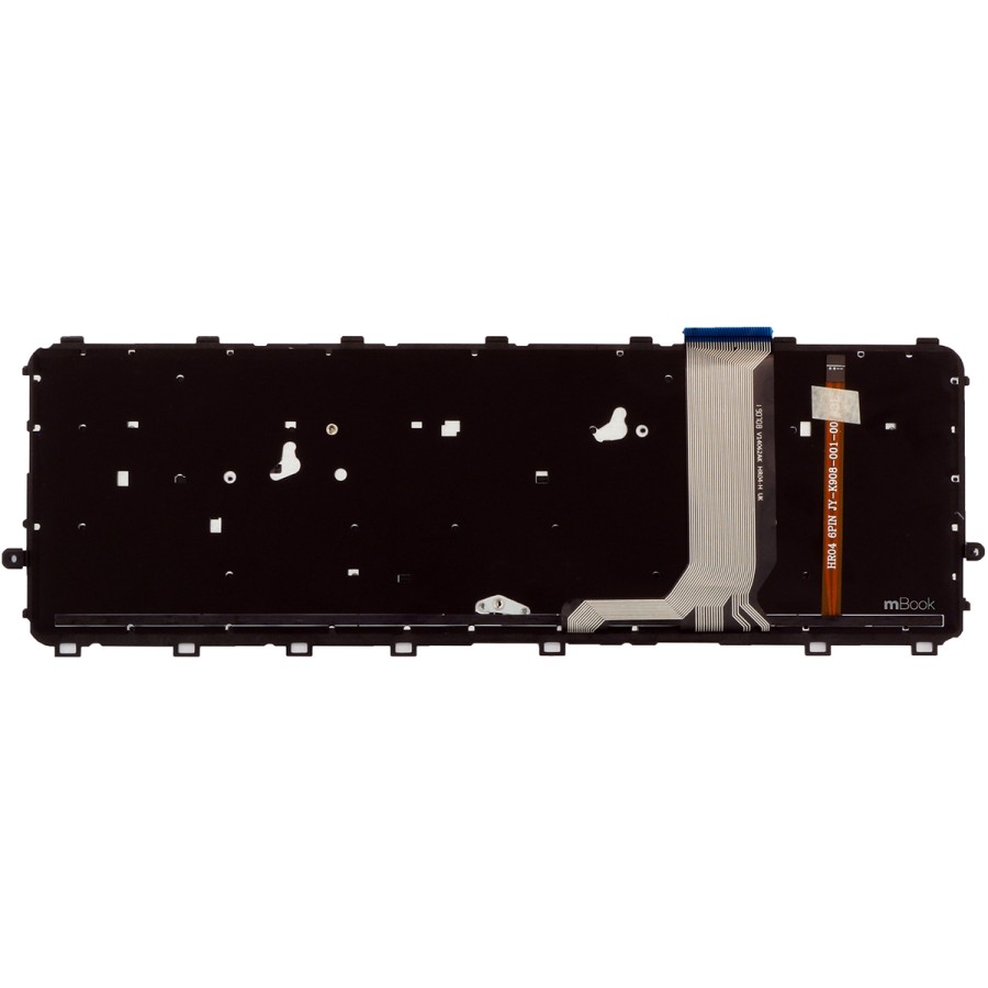 Teclado compatível com HP 6037B0082601 e Ç, 