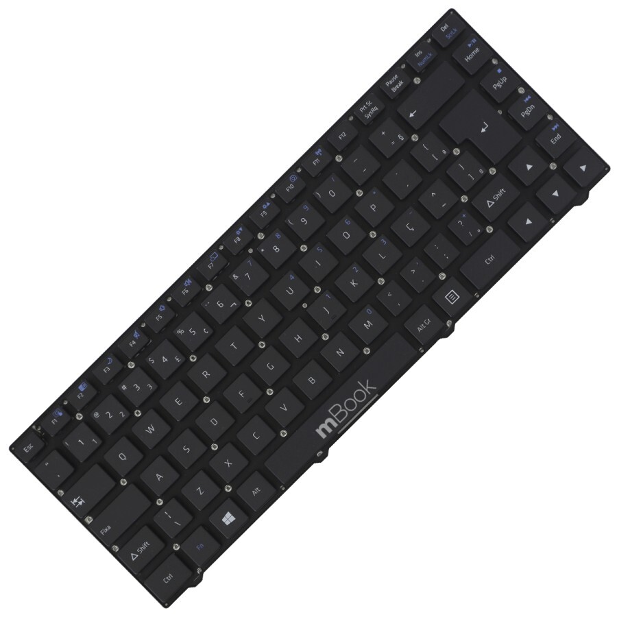 Teclado Compatível Com Notebook Positivo 6475m ABNT2, 