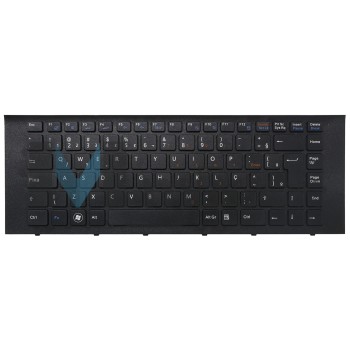 Teclado compatível com Sony Vaio 9z.n7asw.11b Preto BR, 