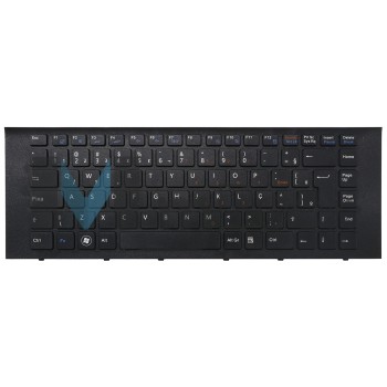 Teclado compatível com Sony Vaio 9z.n7asw.11b Preto BR, 