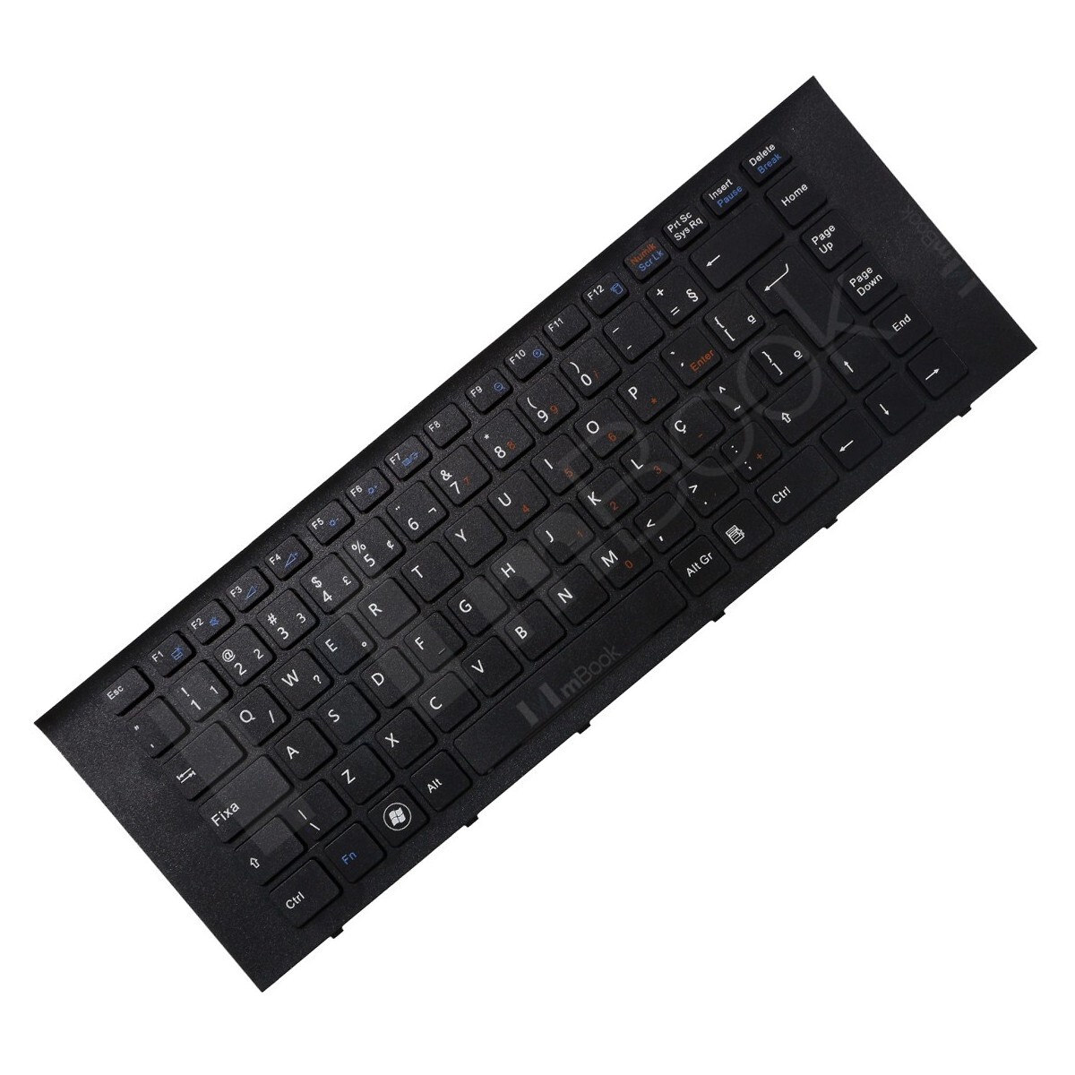 Teclado compatível com Sony Vaio 9z.n7asw.11b Preto BR, 