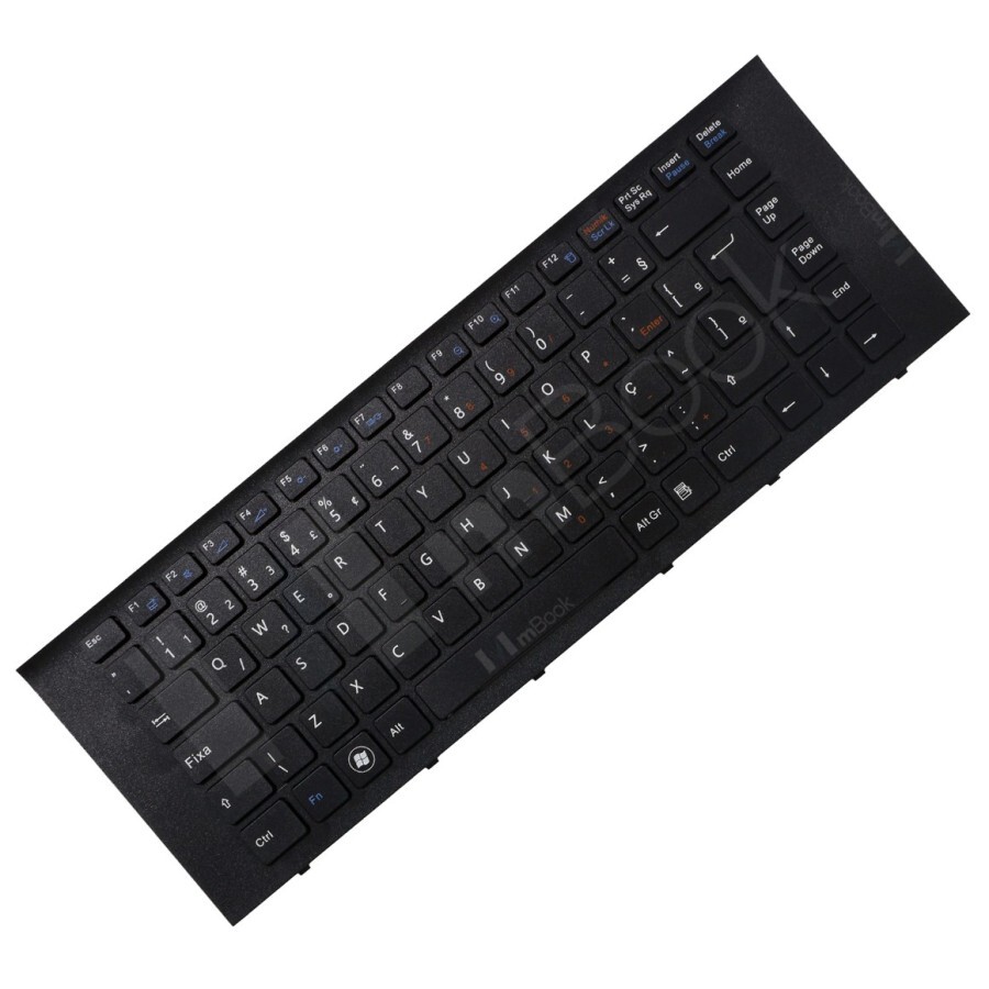 Teclado compatível com Sony Vaio 9z.n7asw.11b Preto BR, 