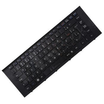 Teclado compatível com Sony Vaio 9z.n7asw.11b Preto BR, 