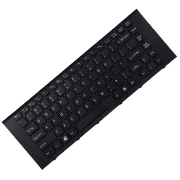 Teclado compatível com Sony Vaio 9z.n7asw.11b Preto US, 