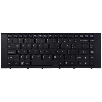 Teclado compatível com Sony Vaio 9z.n7asw.11b Preto US, 