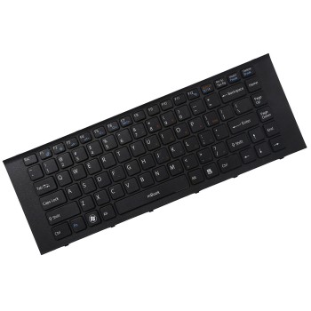 Teclado compatível com Sony Vaio 9z.n7asw.11b Preto US, 