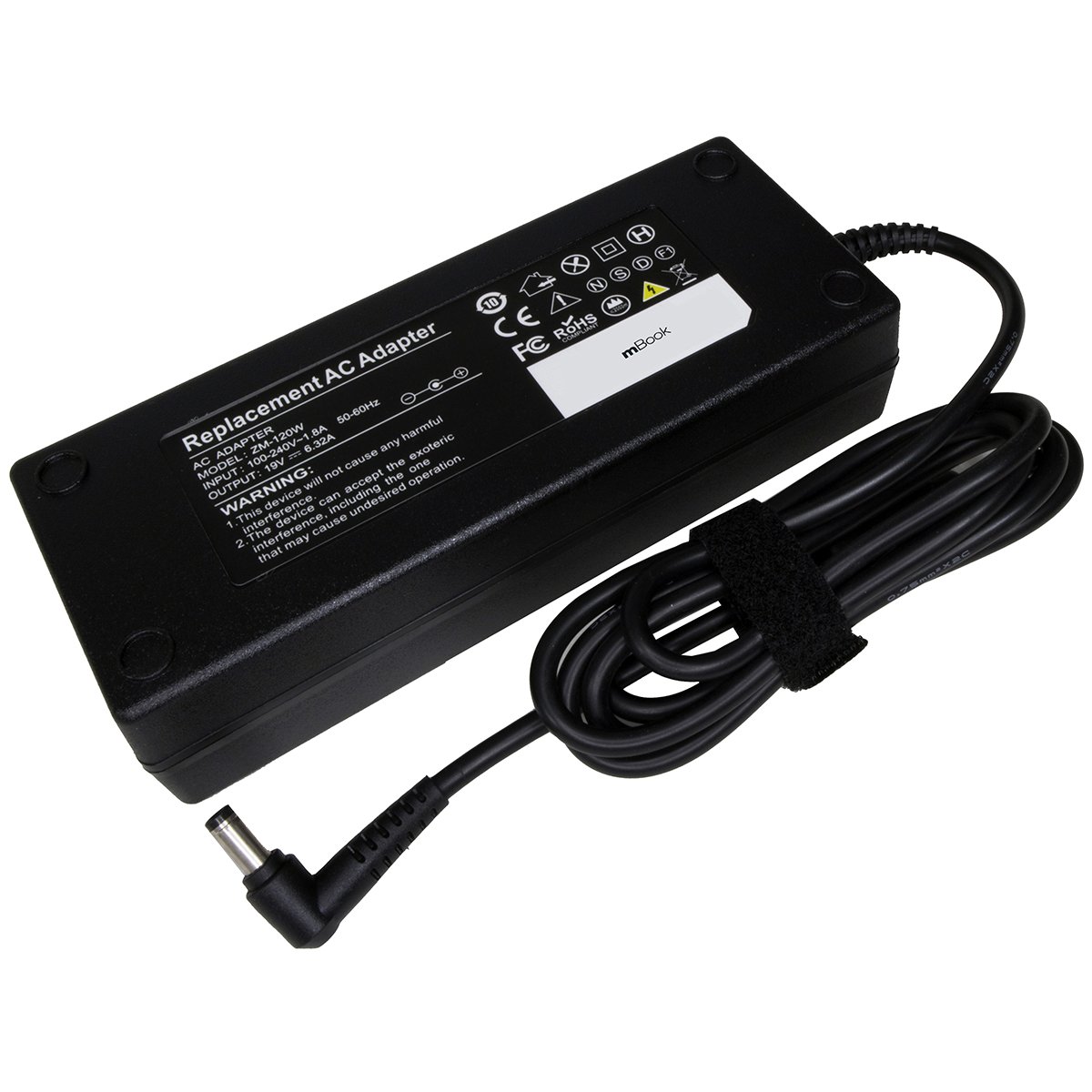 Fonte Para Notebook Asus 19v 6.3a 120w NFSV1522 Com Cabo, 