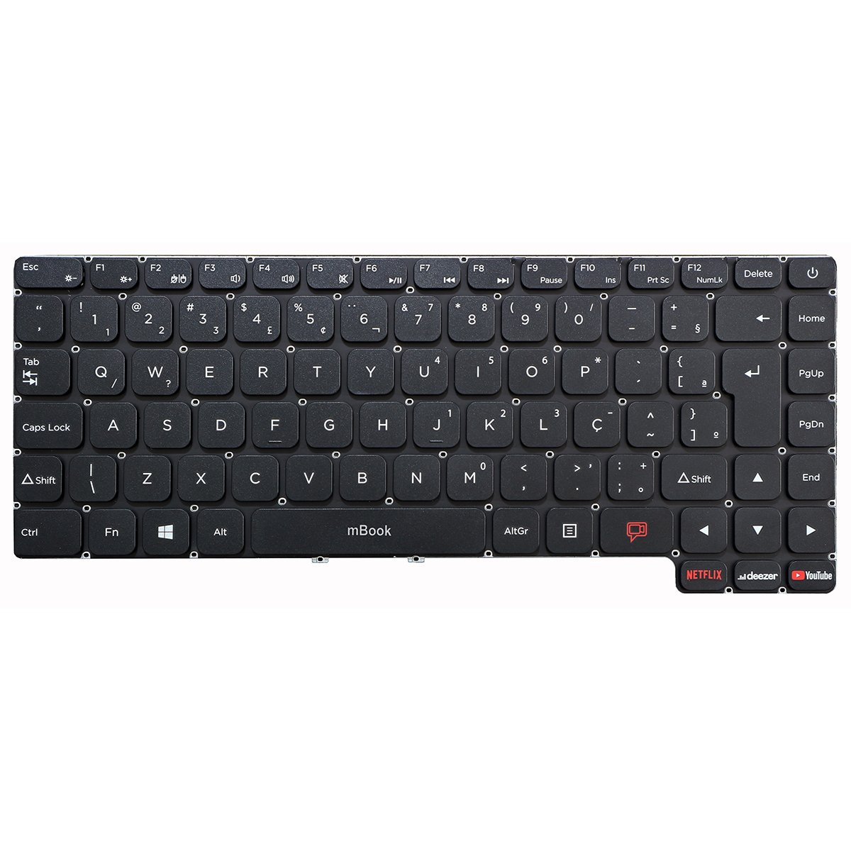 Teclado Compatível Notebook Positivo Motion C4128g, 