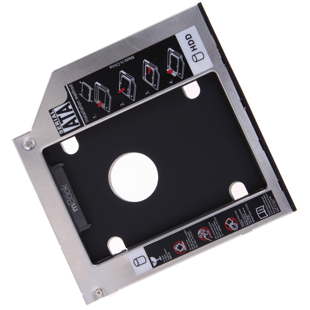 Adaptador Ssd Caddy Para Notebook Hp Dv5-2050br Dv5-2112br, 