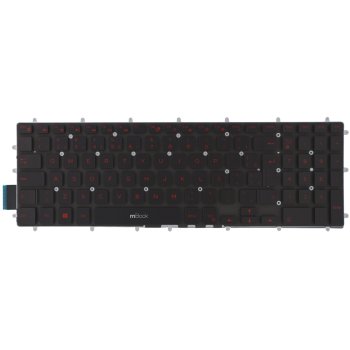 Teclado compatível Dell SG-85100-2JA Br Vermelho, Com Led, 