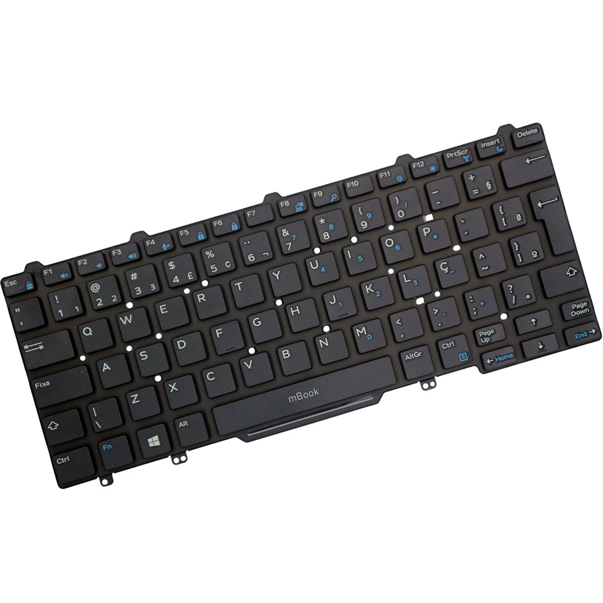 Teclado para Dell 094f68 94f68 Latitude 5490 Layout ABNT BR, 