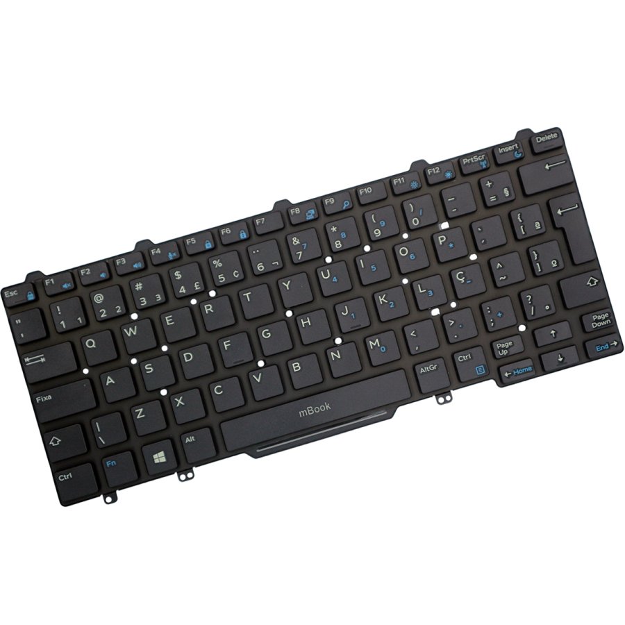 Teclado para Dell 094f68 94f68 Latitude 5490 Layout ABNT BR, 