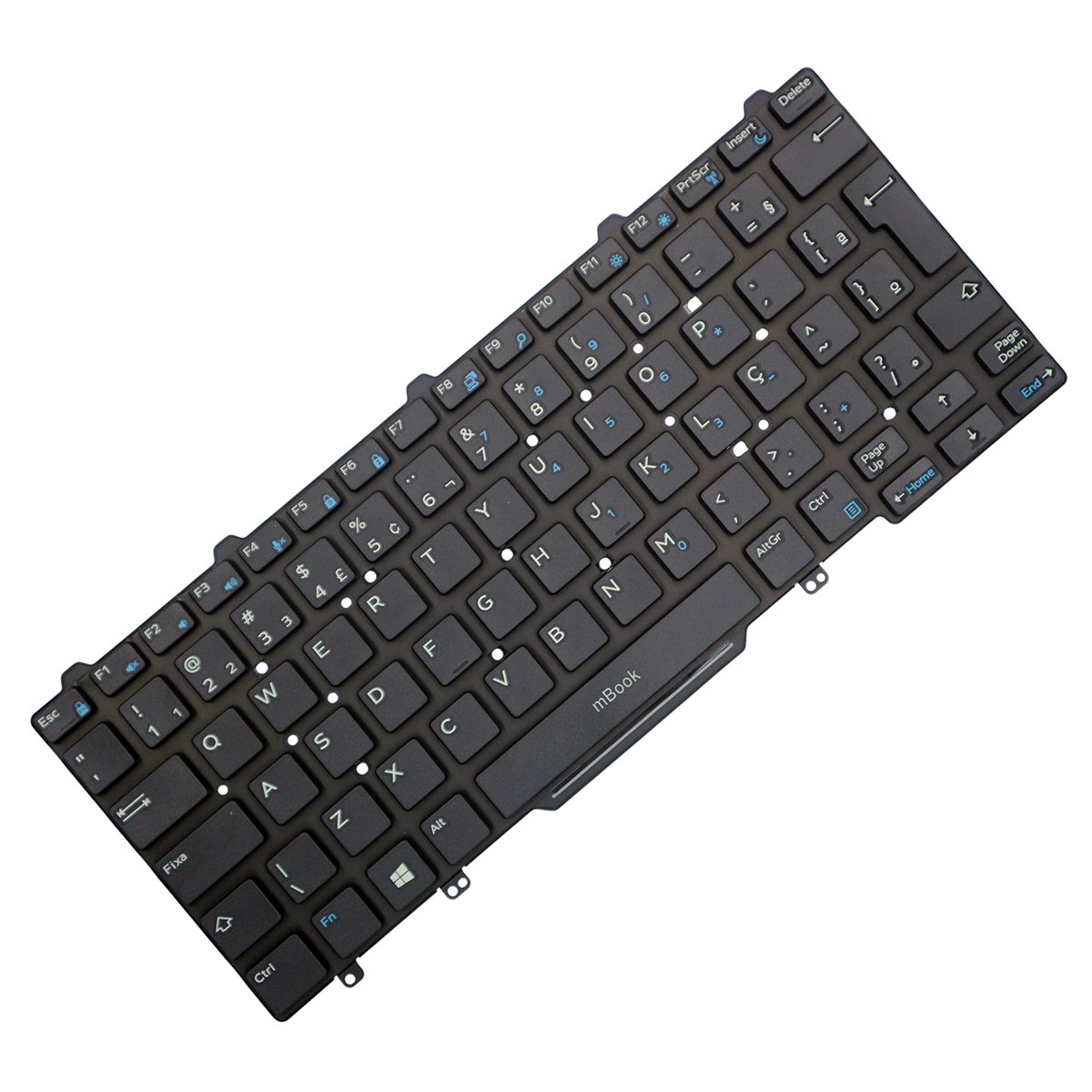 Teclado para Dell 094f68 94f68 Latitude 5490 Layout ABNT BR, 