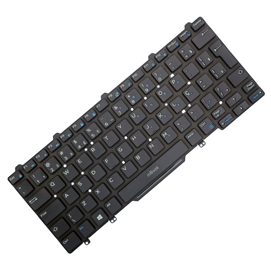 Teclado para Dell 094f68 94f68 Latitude 5490 Layout ABNT BR, 