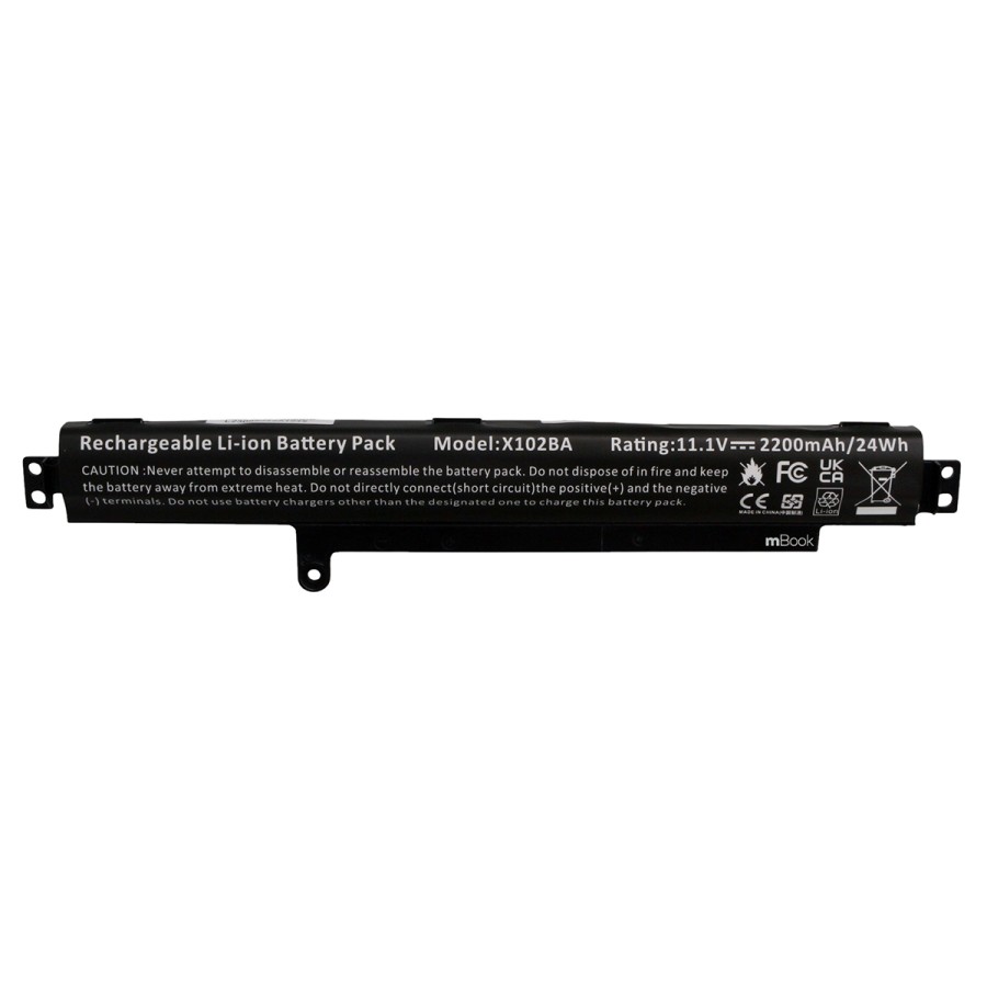 Bateria para notebook Asus X102BA-DF1200 A31LM25, 