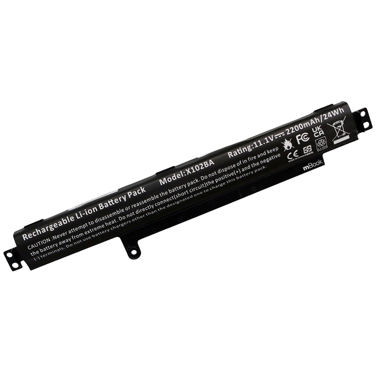 Bateria para notebook Asus X102BA-DF1200 A31LM25, 